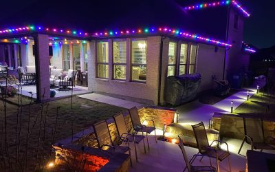 Christimas Lights Installed - Hanging Christmas Lights